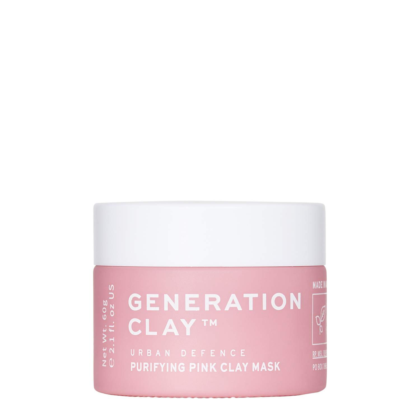 Generation Clay Urban Defence Pink Purifying Clay Mask