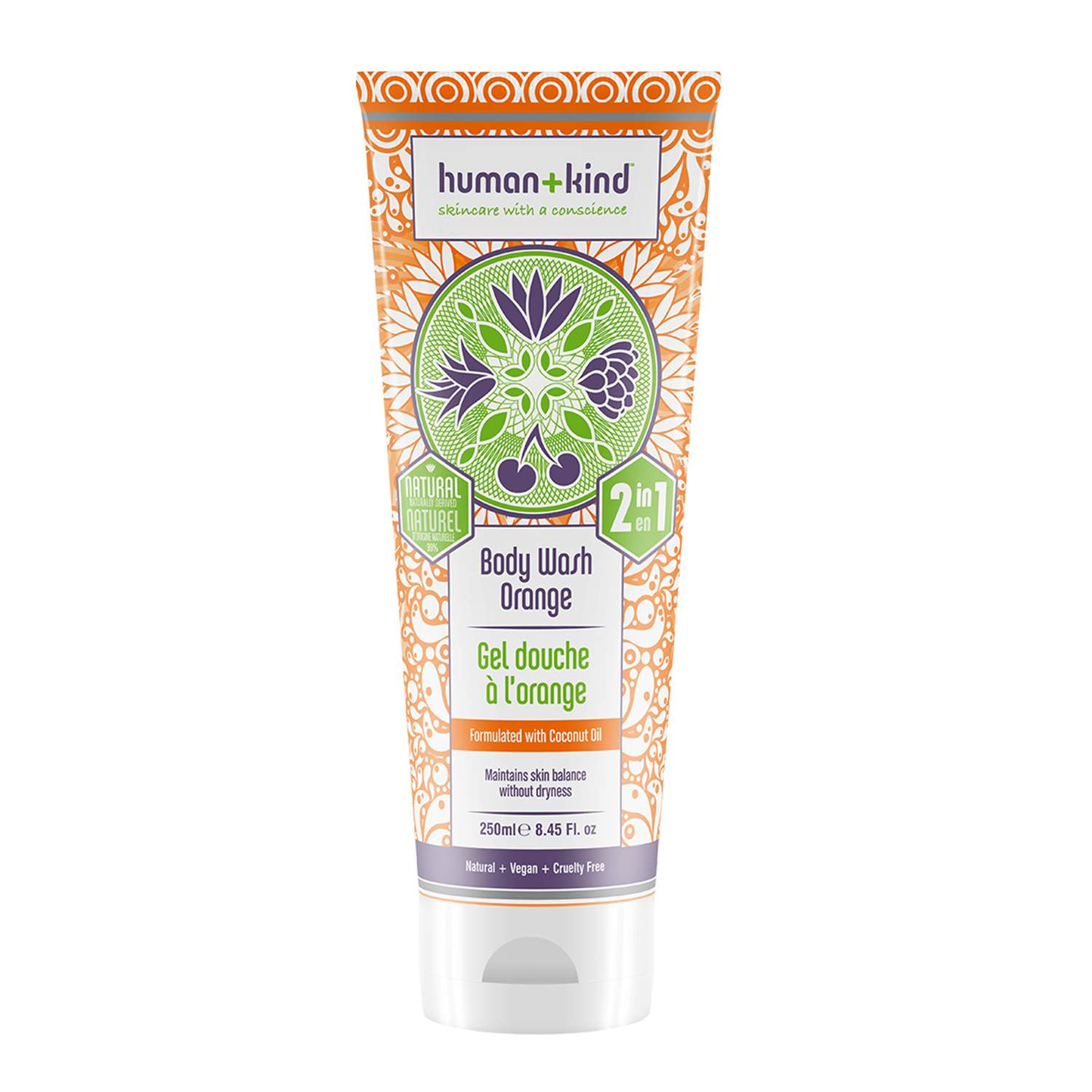 Human+Kind Bodywash - Orange