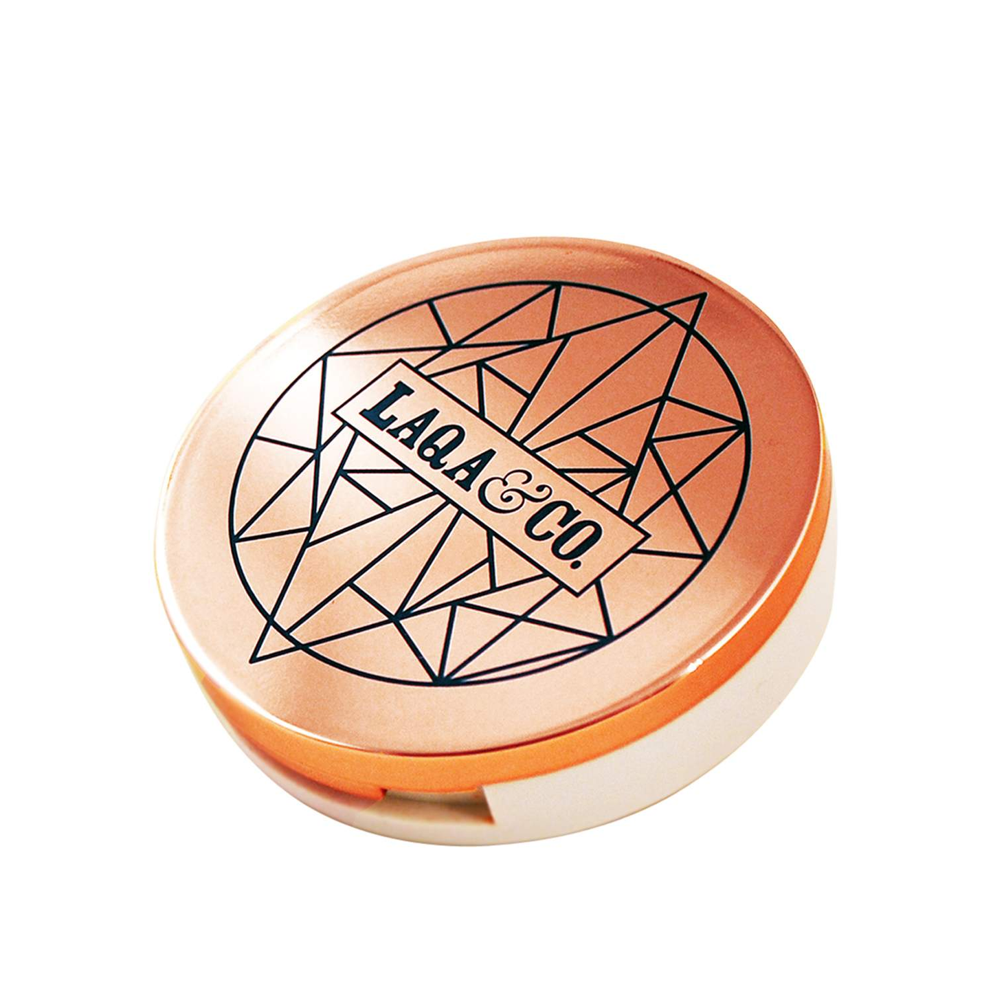 LAQA & Co. Cosmetics B'Lighter Blush + Highlighter - Peacher's Daughter