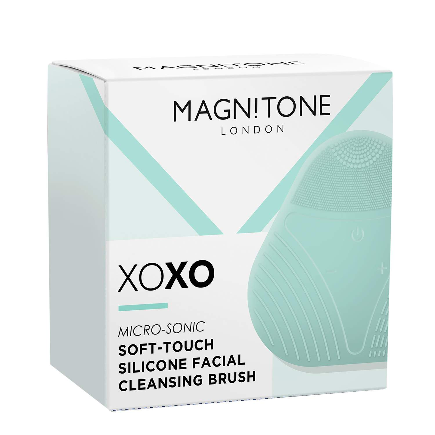 Magnitone London XOXO SoftTouch Silicone Cleansing Brush - Green