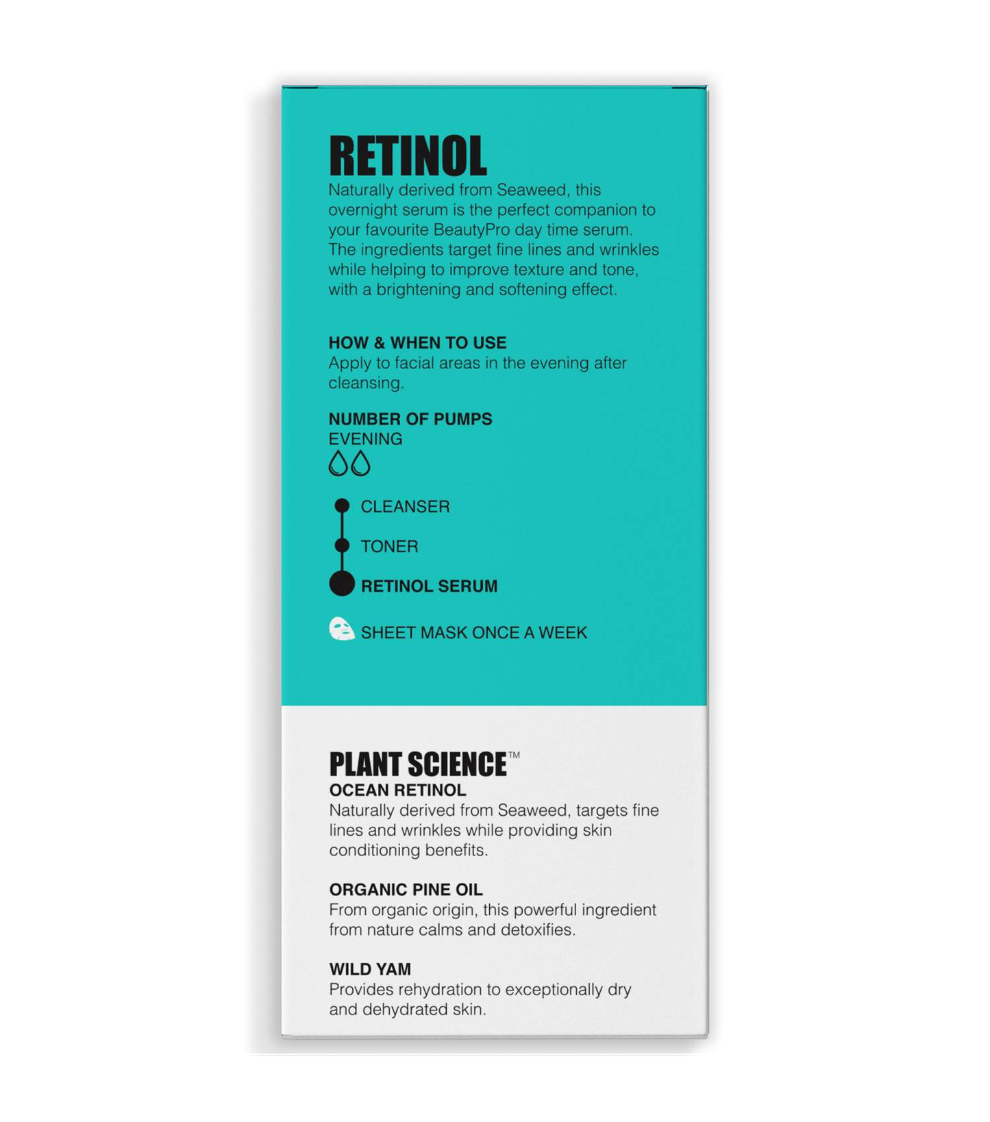 BeautyPro RETINOL 1% Overnight Serum