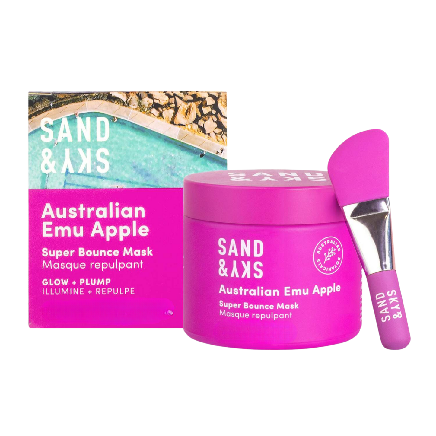 Sand&Sky Australian Emu Apple Super Bounce Mask Sample + October Birchbox