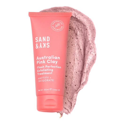Sand & Sky Brilliant SkinTM Purifying Pink Clay Mask Sample + February Birchbox