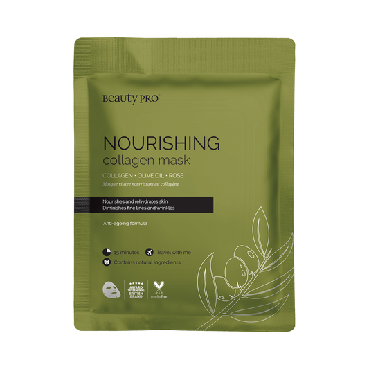 BeautyPro NOURISHING Collagen Sheet Mask with Olive extract