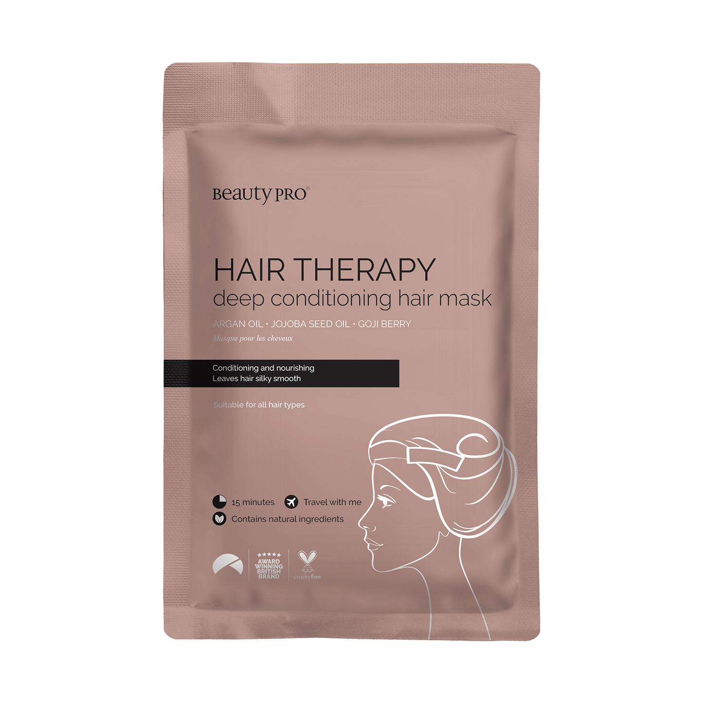 BeautyPro HAIR THERAPY Deep Conditioning Hair Mask with Argan Oil