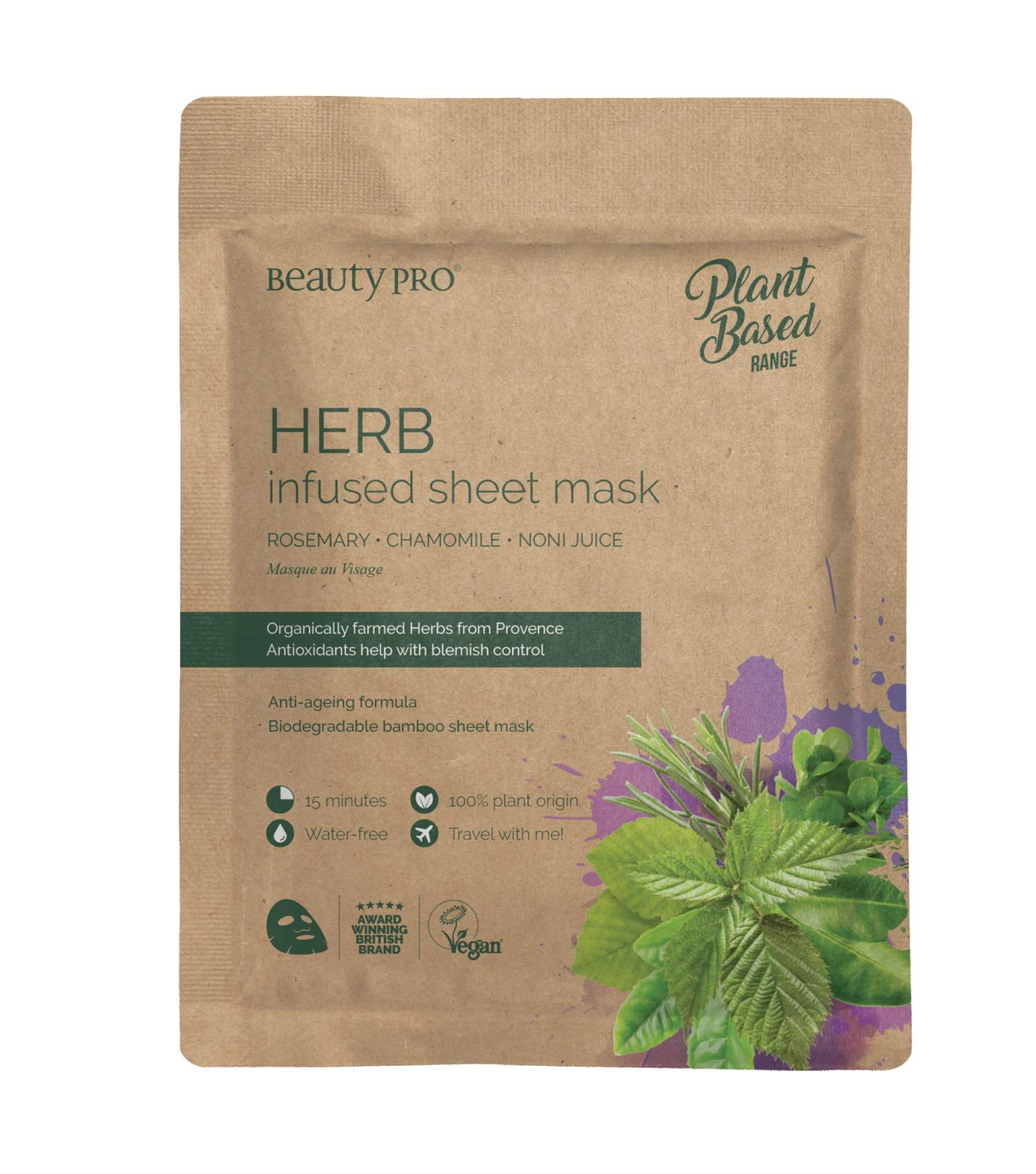 BeautyPro Herb Infused Face Mask