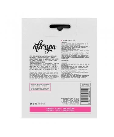 AfterSpa Magic Make Up Remover Cloth - Pink