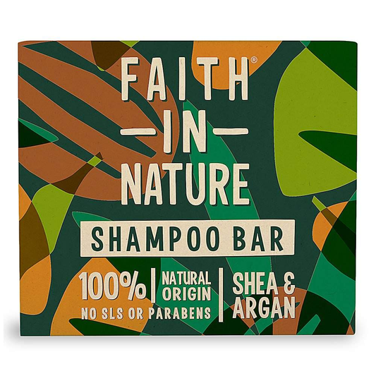 Faith in Nature Shea & Argan shampoo bar