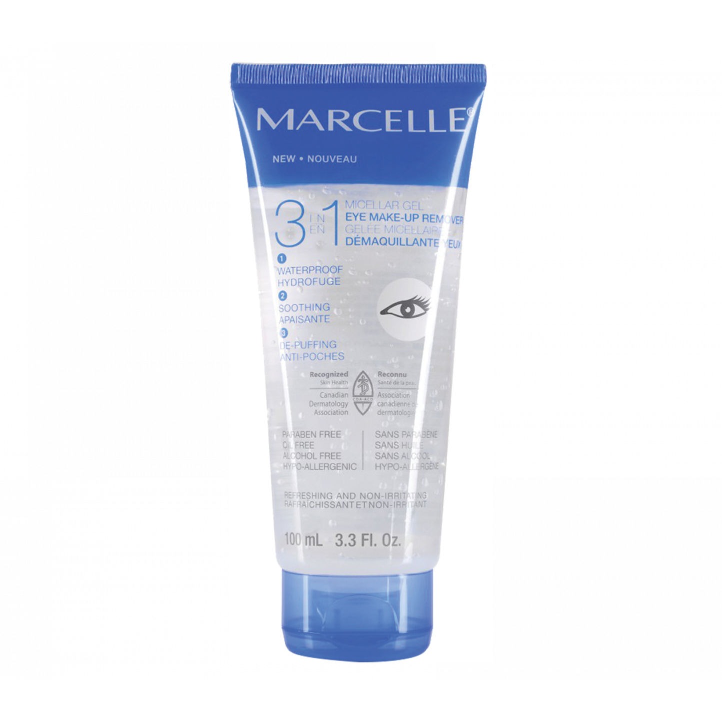 Marcelle 3-in1 Micellar Eye Makeup Remover Gel