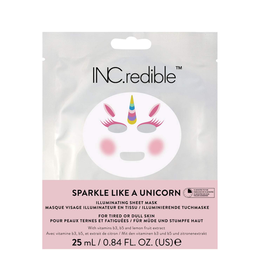 INC.redible Sparkle Like a Unicorn Illuminating Sheet Mask