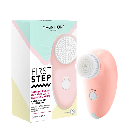 Magnitone London The First Step Compact Cleansing Brush - Pink