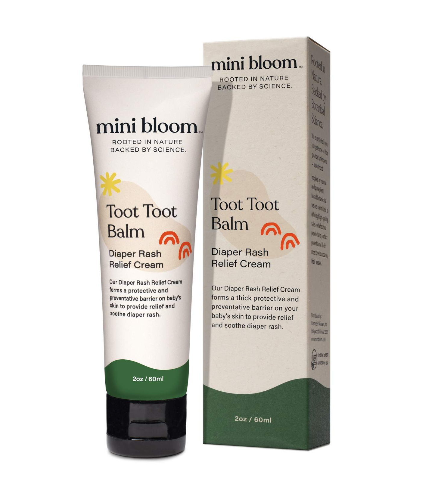 Mini Bloom TOOT TOOT BALM - Diaper Rash Relief Cream