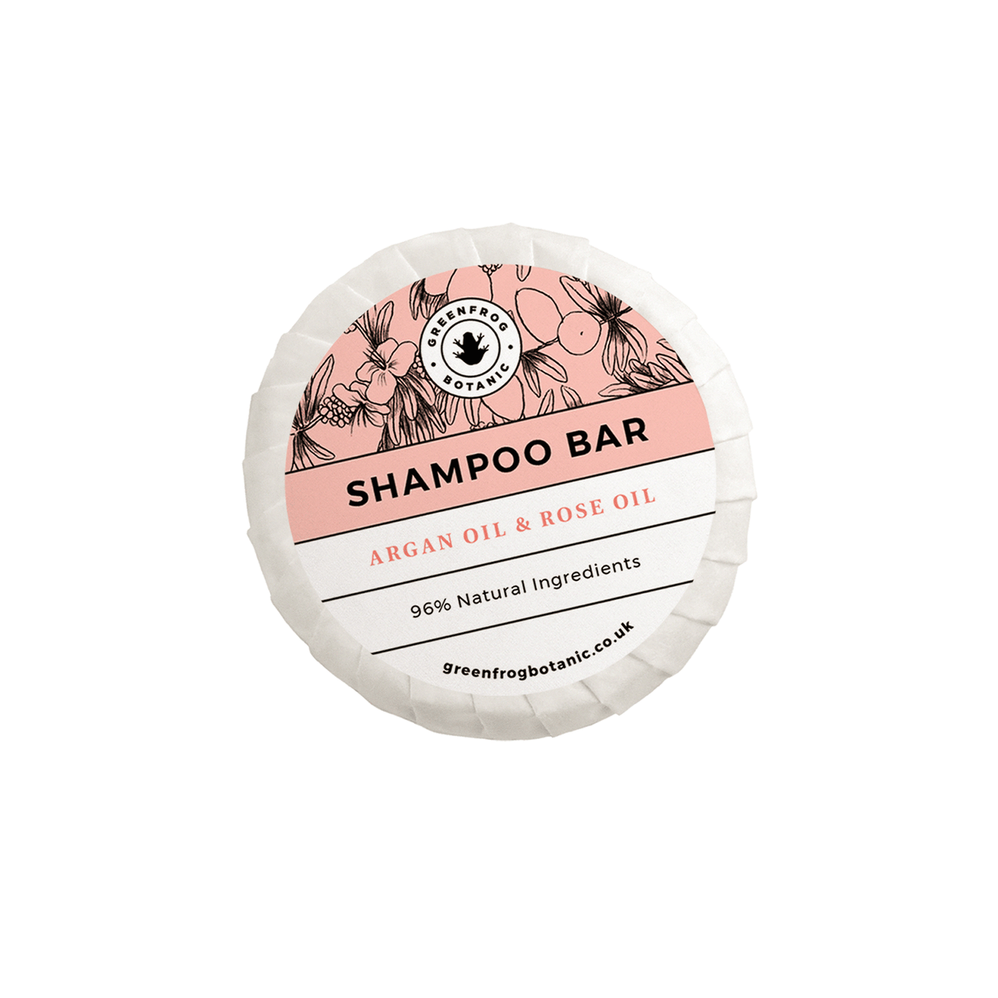 Greenfrog Botanic Argan Oil & Rose Oil Shampoo Bar