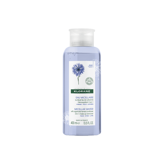 Klorane Soothing Micellar Cleanser with Organic Cornflower for Sensitive Skin