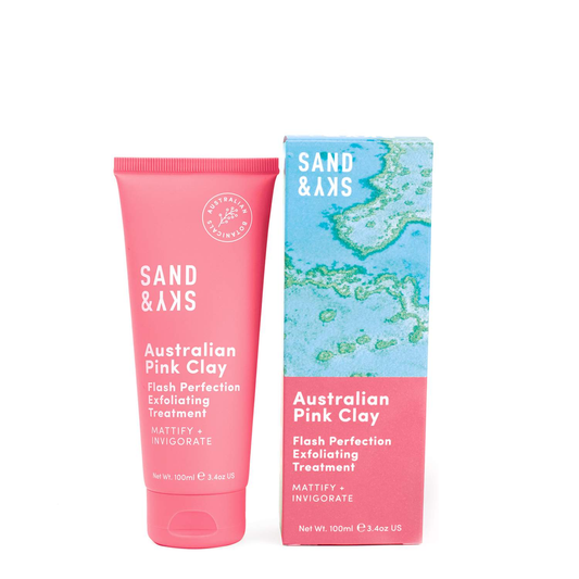 Sand & Sky Australian Pink Clay - Flash Perfection Exfoliating Treatment