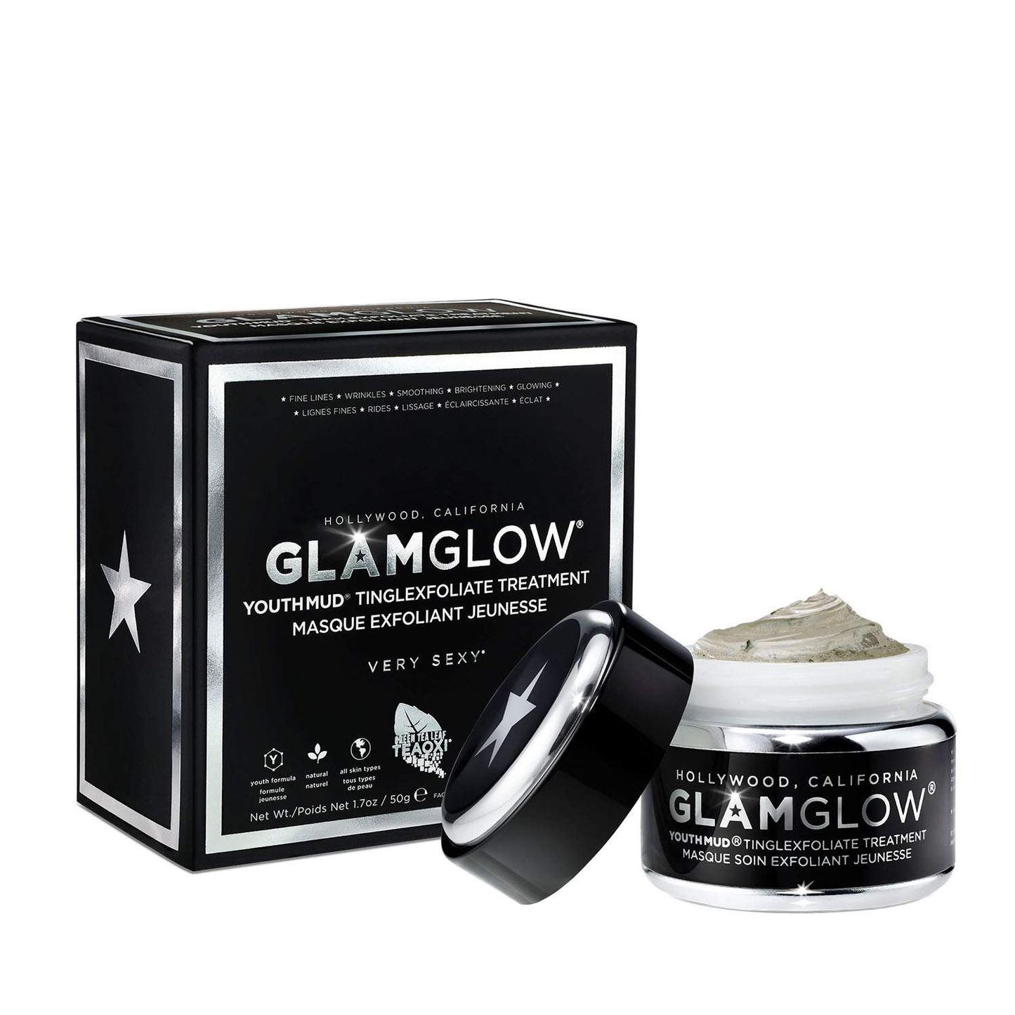 GLAMGLOW YOUTHMUD Tinglexfoliate Mask Treatment